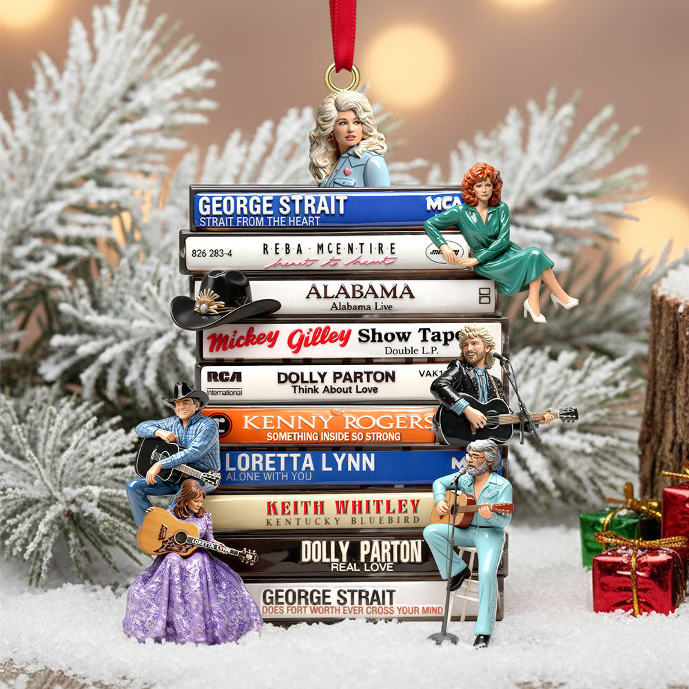 Celebrate the Legends of the 80s - Personalized 80s Folk Legends Acrylic Ornament Ornament PopCulturePrints