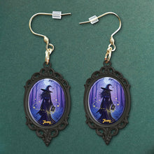 Load image into Gallery viewer, Embrace Your Inner Magic - Mystic Witch Moon Earrings - Personalized Gifts for Witch Lovers Earrings PopCulturePrints
