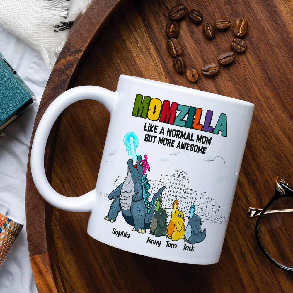 Momzilla Personalized Mug - More Awesome Than Ever! Coffee Mug PopCulturePrints