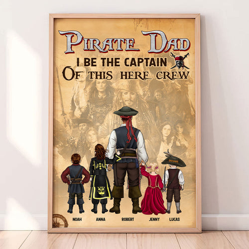 Personalized PokeDad Keychain - Custom Gifts for Dad Poster & Canvas PopCulturePrints