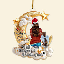 Load image into Gallery viewer, Personalized Dog Lover&#39;s Christmas Acrylic Ornament Ornament PopCulturePrints
