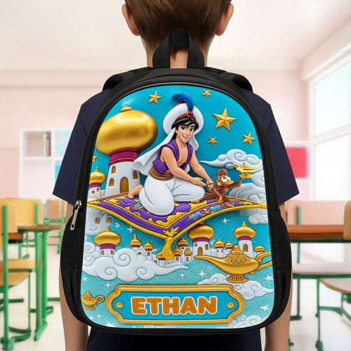 Dream Big with the Royal Boy School Bag - Personalized Kids Gift Backpack PopCulturePrints