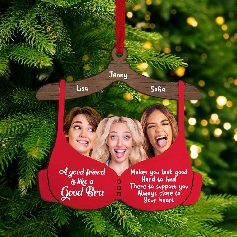 Personalized Funny Friends Wood Ornament - Christmas Gift Idea Ornament PopCulturePrints