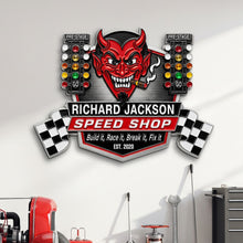 Load image into Gallery viewer, Build It, Race It, Break It, Fix It - Personalized Drag Racing Metal Sign for Racing Lovers Metal Signs PopCulturePrints
