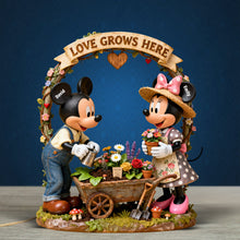 Load image into Gallery viewer, Love Grows Here Light Box - Personalized Couples Gift Light Box PopCulturePrints
