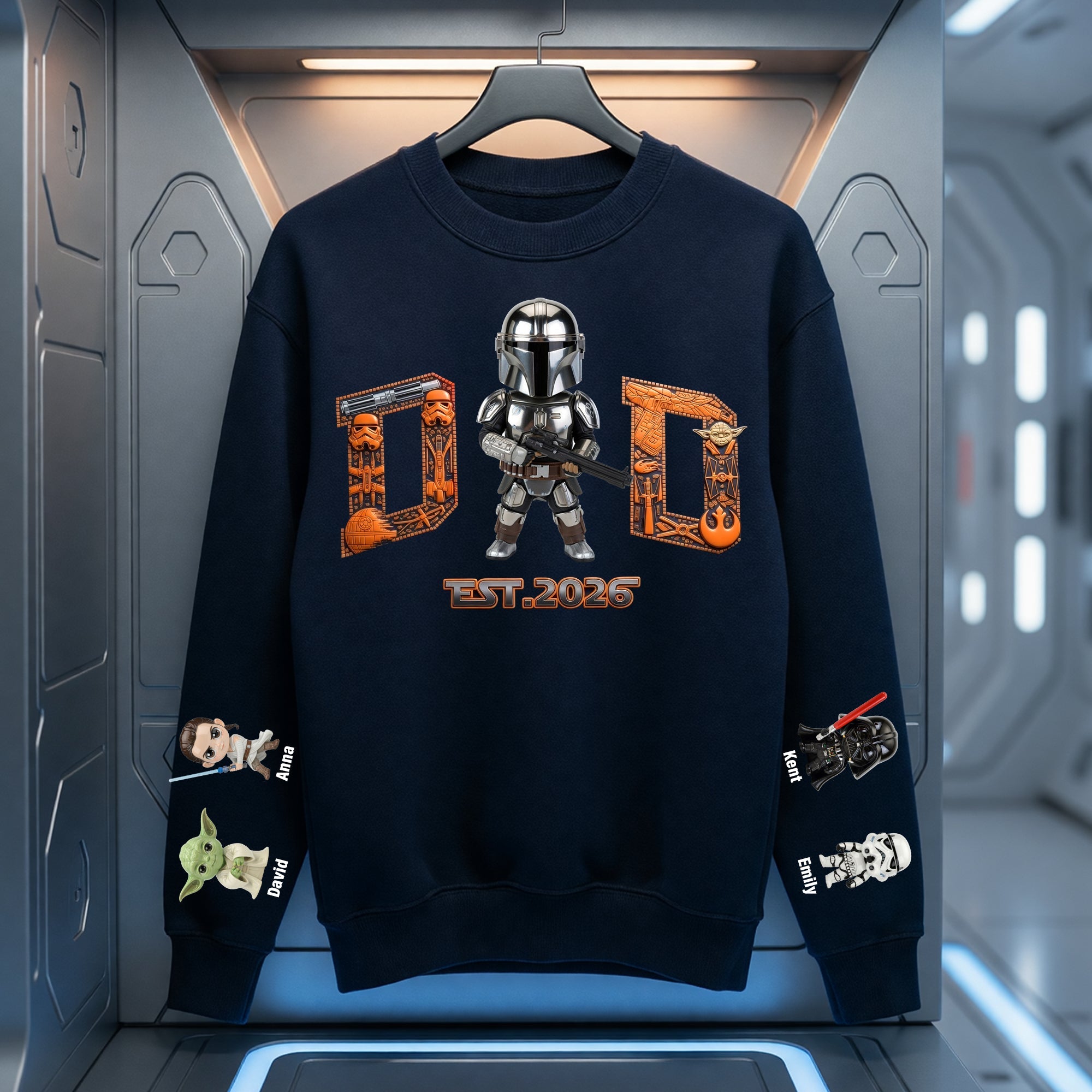 "Celebrate His Power!" - The Best Dad Shirt - Personalized Gifts For Dad, Grandpa, and More AOP Products PopCulturePrints