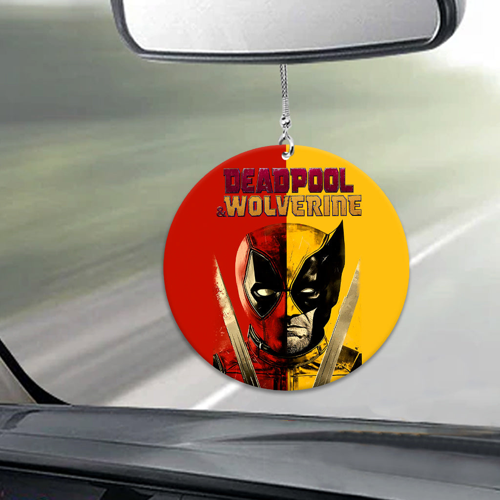 Personalized Deadpool & Wolverine Let's F**king Go Car Ornament