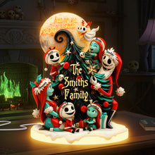 Load image into Gallery viewer, “And to all a Good Fright!” - Good Fright Christmas Night Light Box - Personalized Gift for Family and Friends Light Box PopCulturePrints
