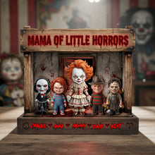 Load image into Gallery viewer, Embrace the Spooky with ‘Mama of Little Horrors’ - Personalized Acrylic Plaque for Moms &amp; Grandmas Shaped Plaques PopCulturePrints
