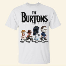Load image into Gallery viewer, Spooky Family Vibes - Personalized Creepy Family Shirt Shirts PopCulturePrints
