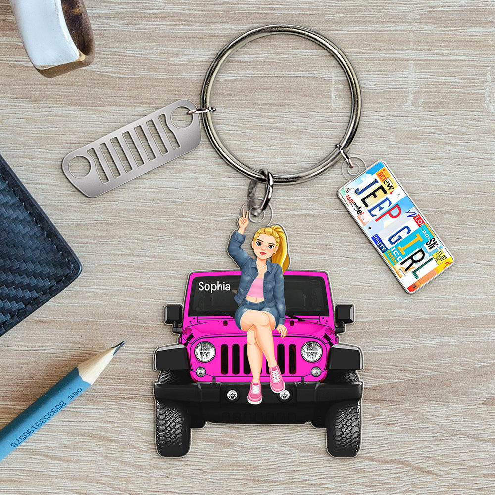 Customizable Teacher Keychain - Personalized Gift for Educators