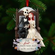 Load image into Gallery viewer, Our First Christmas 2025 Acrylic Ornament - Custom Personalized Gift for Couples Ornament PopCulturePrints
