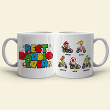 Load image into Gallery viewer, Best Dad Ever Personalized Mug Coffee Mug PopCulturePrints
