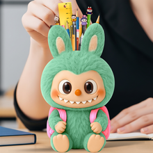 Load image into Gallery viewer, Bring Joy with Our Cute Bunny Wooden Pen Holder - Personalized Gift for Kids Pen Holder PopCulturePrints
