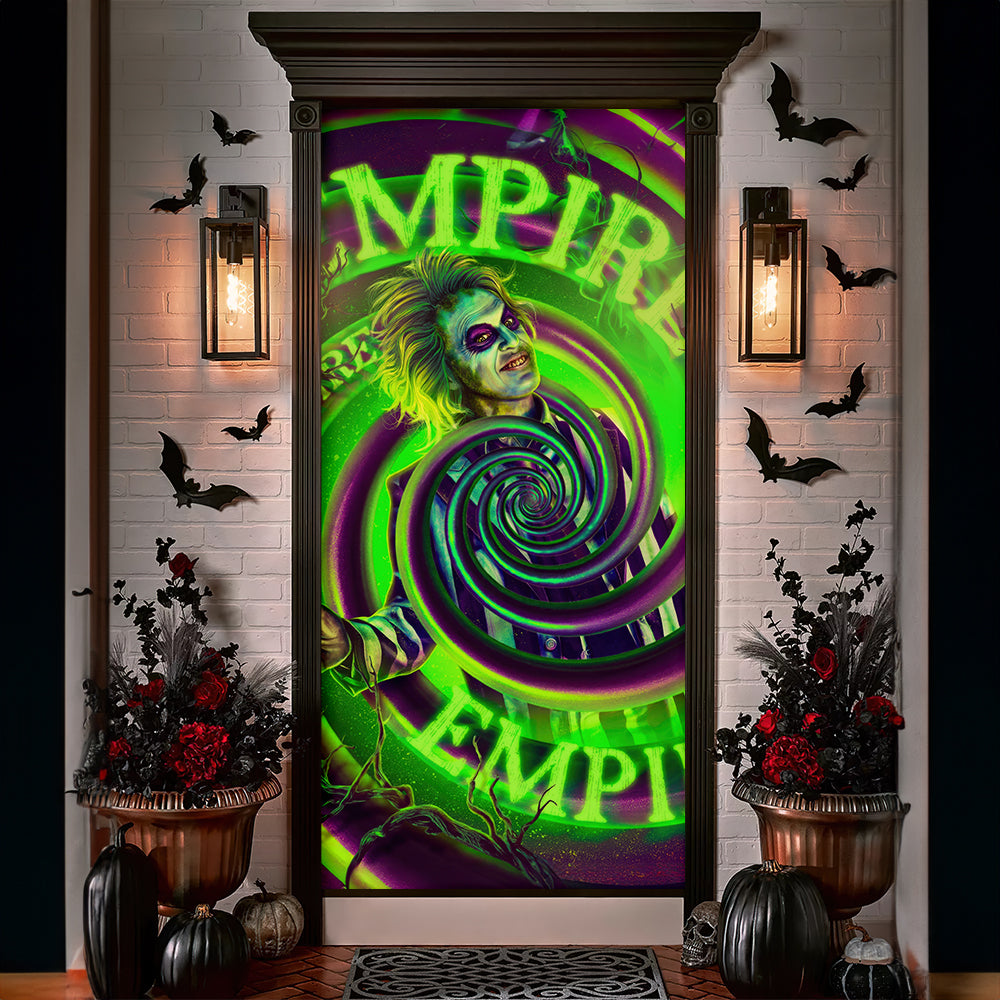 Halloween Spooky Movie Door Cover - Personalized Home Decor