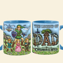 Load image into Gallery viewer, The Legend of Dad - Personalized Father's Day Mug | Unique Gift for Dad and Grandpa Coffee Mug PopCulturePrints
