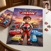 Load image into Gallery viewer, Greatest Racing Jigsaw Puzzle - Custom Photo Gifts 05hudt150726 Jigsaw Puzzles PopCulturePrints
