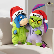 Load image into Gallery viewer, Celebrate Love: Holiday Cozy Pillow - Personalized Gift for Couples Pillow PopCulturePrints
