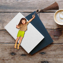 Load image into Gallery viewer, Personalized Wooden Bookmark for Kids - Playful Swing Design Bookmarks PopCulturePrints
