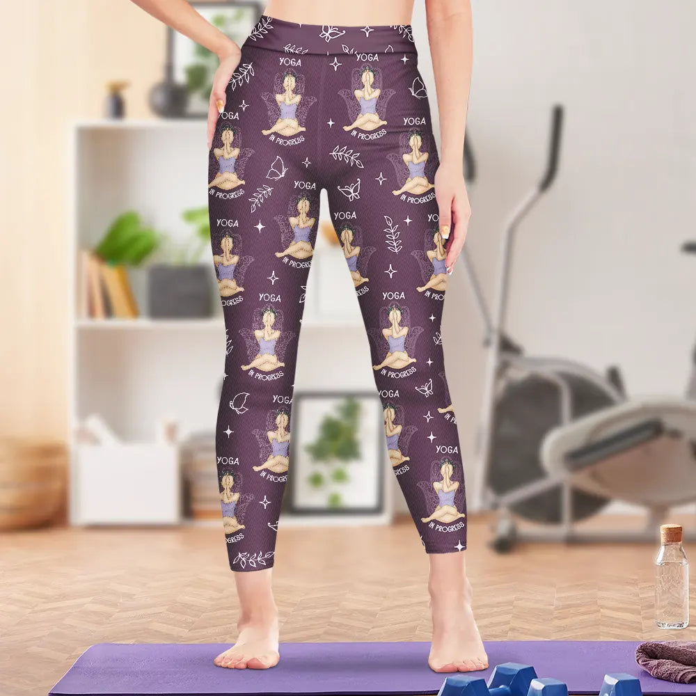 Yoga: Let That Go - Personalized Leggings Leggings PopCulturePrints