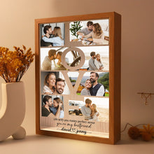 Load image into Gallery viewer, Customized Light Box Photo Frame - Perfect Sense of Love PopCulturePrints
