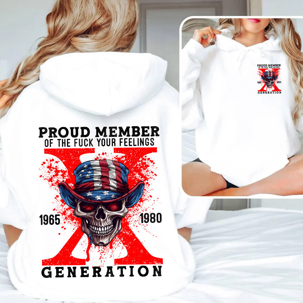 Generation X Attitude Skull Sweatshirt