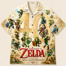 Load image into Gallery viewer, Celebrate 40 Years of Adventure - Personalized Legendary Adventure Hawaiian Shirt Hawaiian Shirts PopCulturePrints
