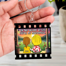 Load image into Gallery viewer, Personalized Gallery Keychain: You&#39;re My Masterpiece Keychains PopCulturePrints
