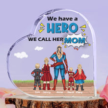 Load image into Gallery viewer, Personalized Hero Mom Plaque - Custom Mother&#39;s Day Gift Decorative Plaques PopCulturePrints
