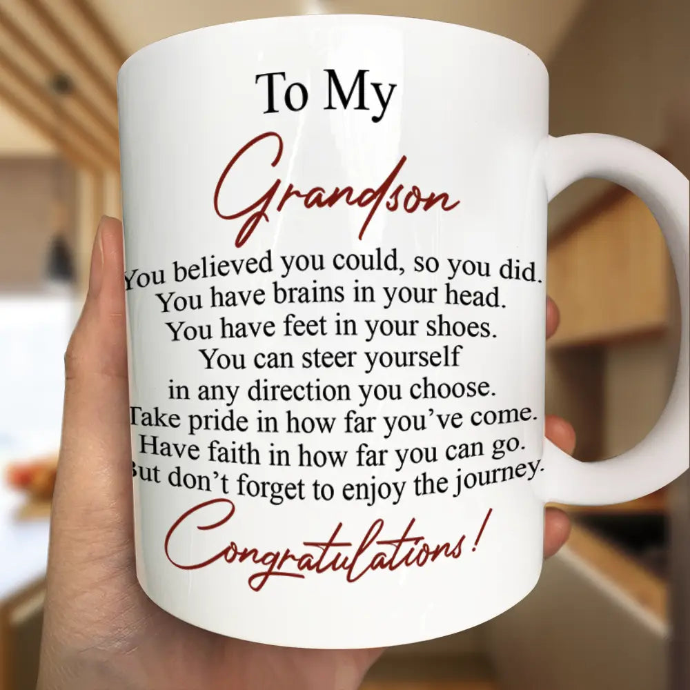 You Believed You Could So You Did - Personalized Mug for Your Daughter Mug PopCulturePrints