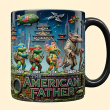 Load image into Gallery viewer, "Celebrate Your Inner Hero" - American Tactical Dad Squad Magic Mug - Personalized Gift for Dads, Grandpas, and More Coffee Mug PopCulturePrints
