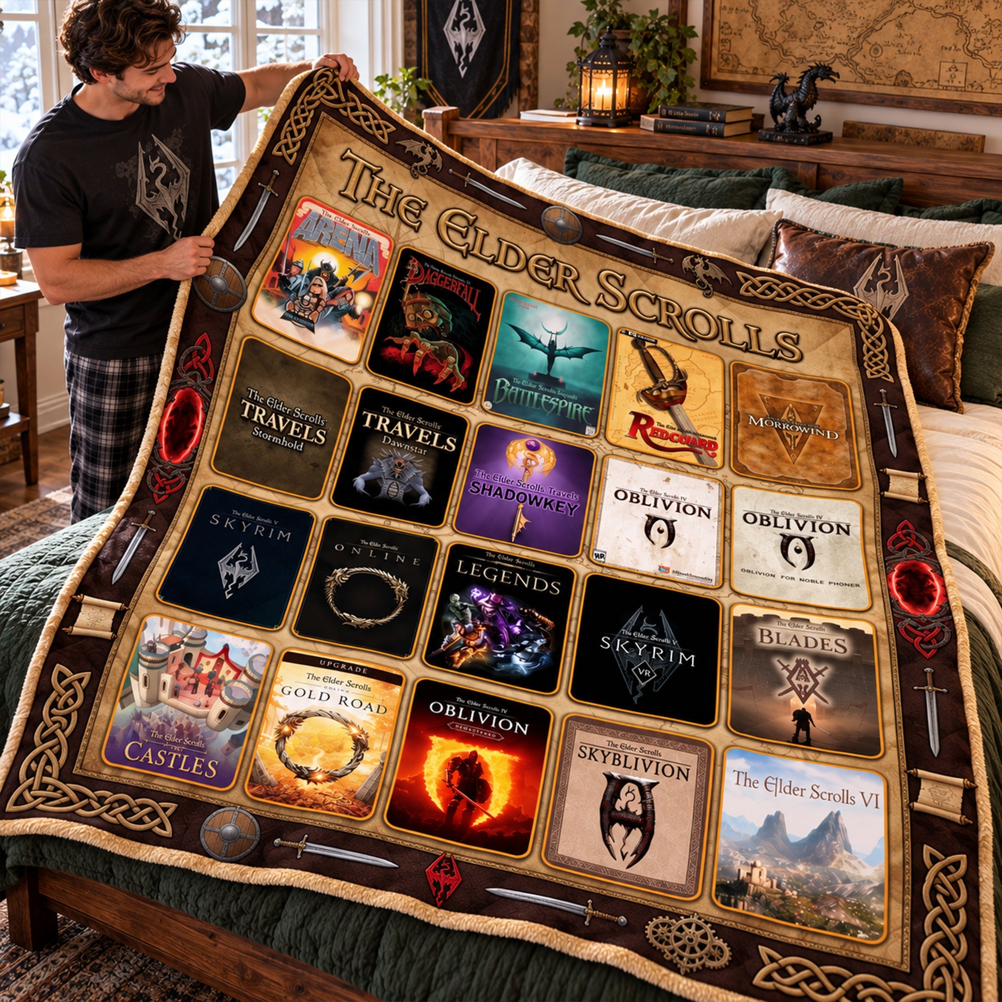 Fantasy Gaming Blanket - Personalized Gifts For Game Lovers 02nalu071026 Blanket PopCulturePrints