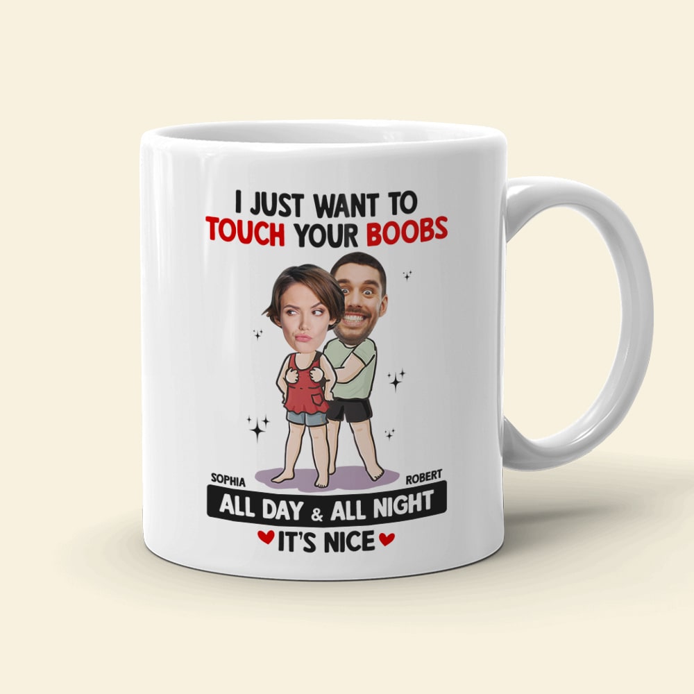 Custom Romantic Couple Mug - Personalized Gift