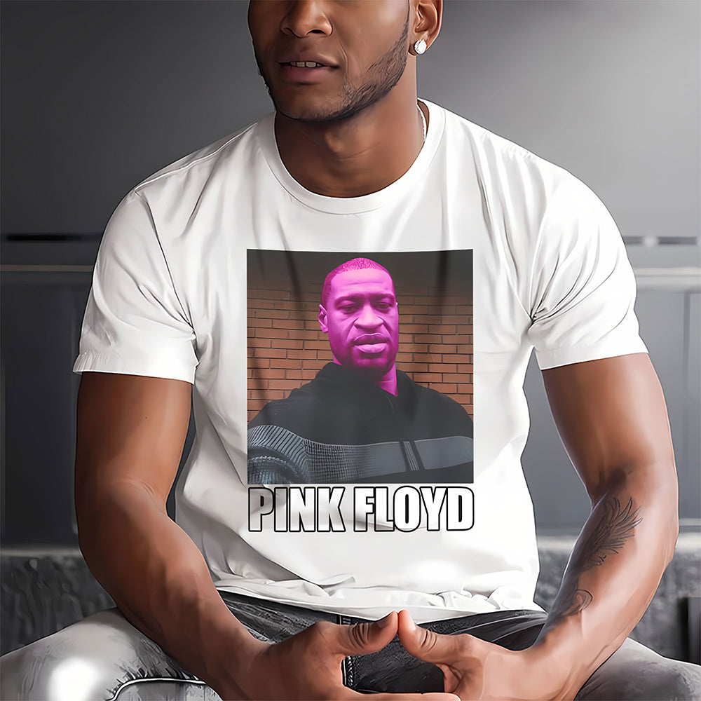 George Floyd Tribute Shirt - Pink Floyd Inspired Shirts PopCulturePrints