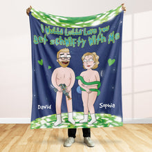 Load image into Gallery viewer, Personalized Space Couple Blanket | Funny Romantic Valentine’s Day Gifts Blanket PopCulturePrints
