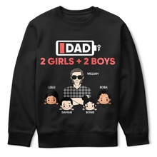 Load image into Gallery viewer, I Dad of Twins - Personalized T-Shirt for Proud Fathers T-shirt PopCulturePrints
