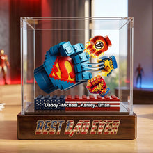 Load image into Gallery viewer, Best Dad Ever - Custom Acrylic Plaque for Dad and Grandpa Shaped Plaques PopCulturePrints
