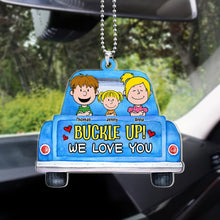 Load image into Gallery viewer, Personalized Car Hanging Ornament - Adorable Kids Design - Gifts for Dad &amp; Mom
