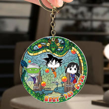 Load image into Gallery viewer, Personalized Dragon Culture Dad Keychain for Father&#39;s Day Keychains PopCulturePrints
