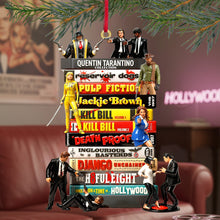 Load image into Gallery viewer, Lights, Camera, Action! - Legends Stack Christmas Ornament - Personalized Gift for Movie Lovers Ornament PopCulturePrints
