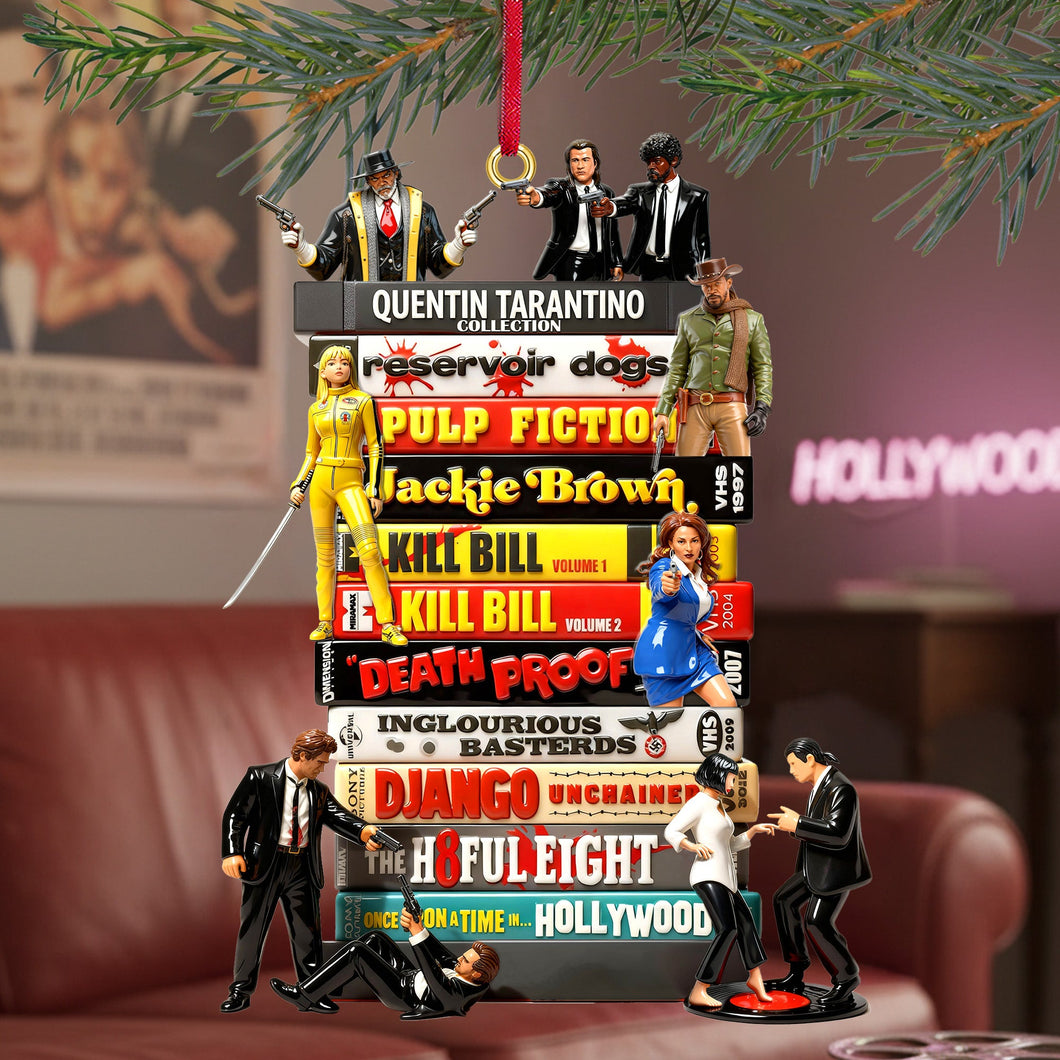 Lights, Camera, Action! - Legends Stack Christmas Ornament - Personalized Gift for Movie Lovers Ornament PopCulturePrints