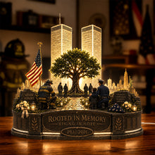 Load image into Gallery viewer, Rooted in Memory - 911 Memorial Acrylic Light Box - Personalized Gifts for Remembrance
