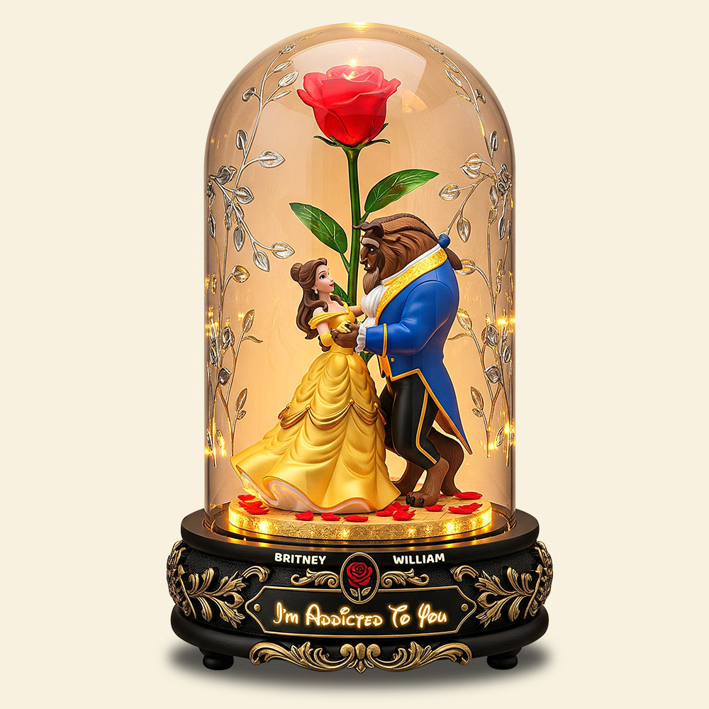 Forever Love Couple Acrylic Plaque - Personalized Gifts for Couples Shaped Plaques PopCulturePrints