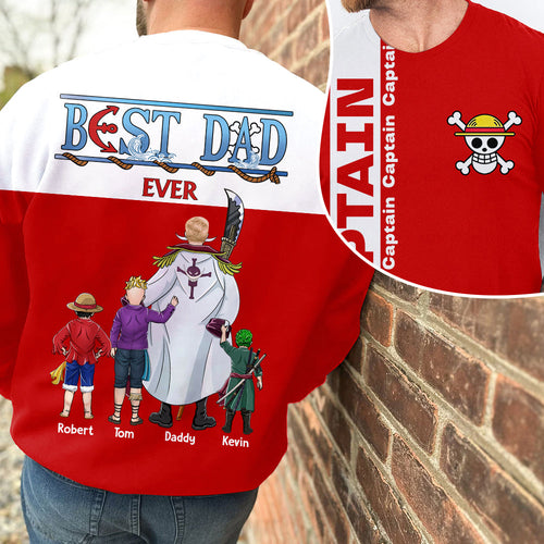 Best Pirate Dad Ever Shirt - Personalized Gift for Dad AOP Products PopCulturePrints