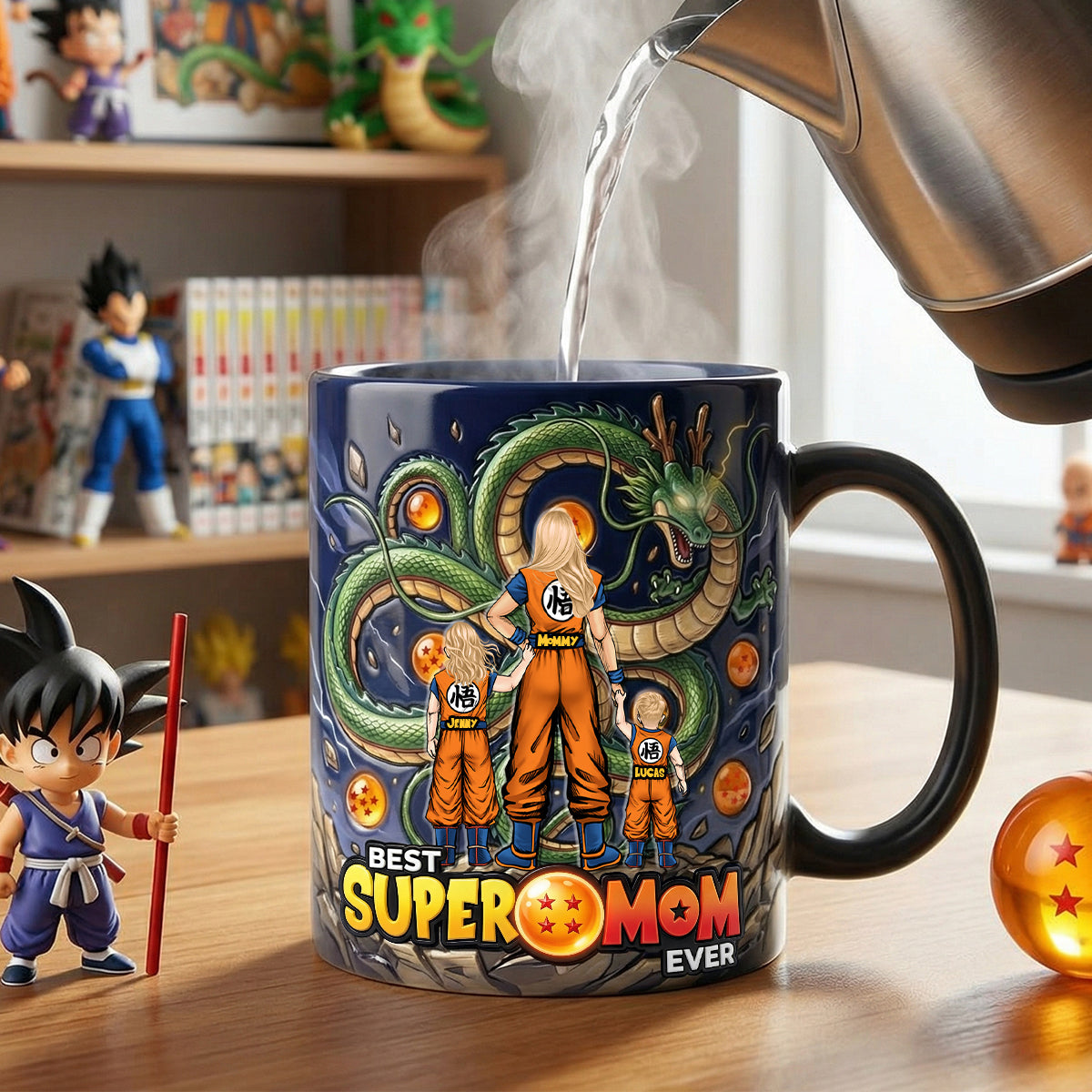 Best Super Mom Ever - Personalized Magic Ceramic Coffee Mug for Mother’s Day Gifts Coffee Mug PopCulturePrints