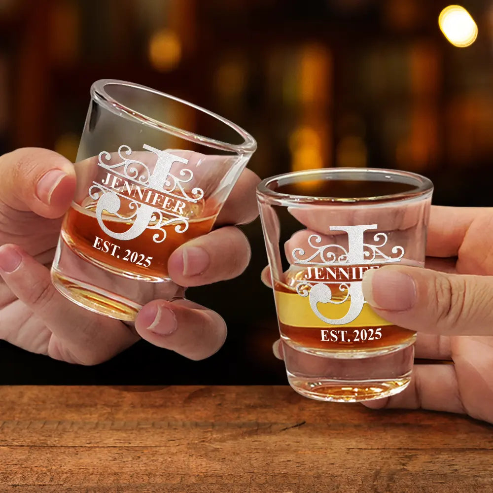 Cheers to Memories - Personalized Shot Glass - Custom Gift for Friends and Family Shot Glass PopCulturePrints