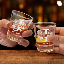 Load image into Gallery viewer, Cheers to Memories - Personalized Shot Glass - Custom Gift for Friends and Family Shot Glass PopCulturePrints
