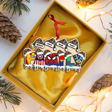 Load image into Gallery viewer, Personalized Superhero Family Christmas Ornament Ornament PopCulturePrints
