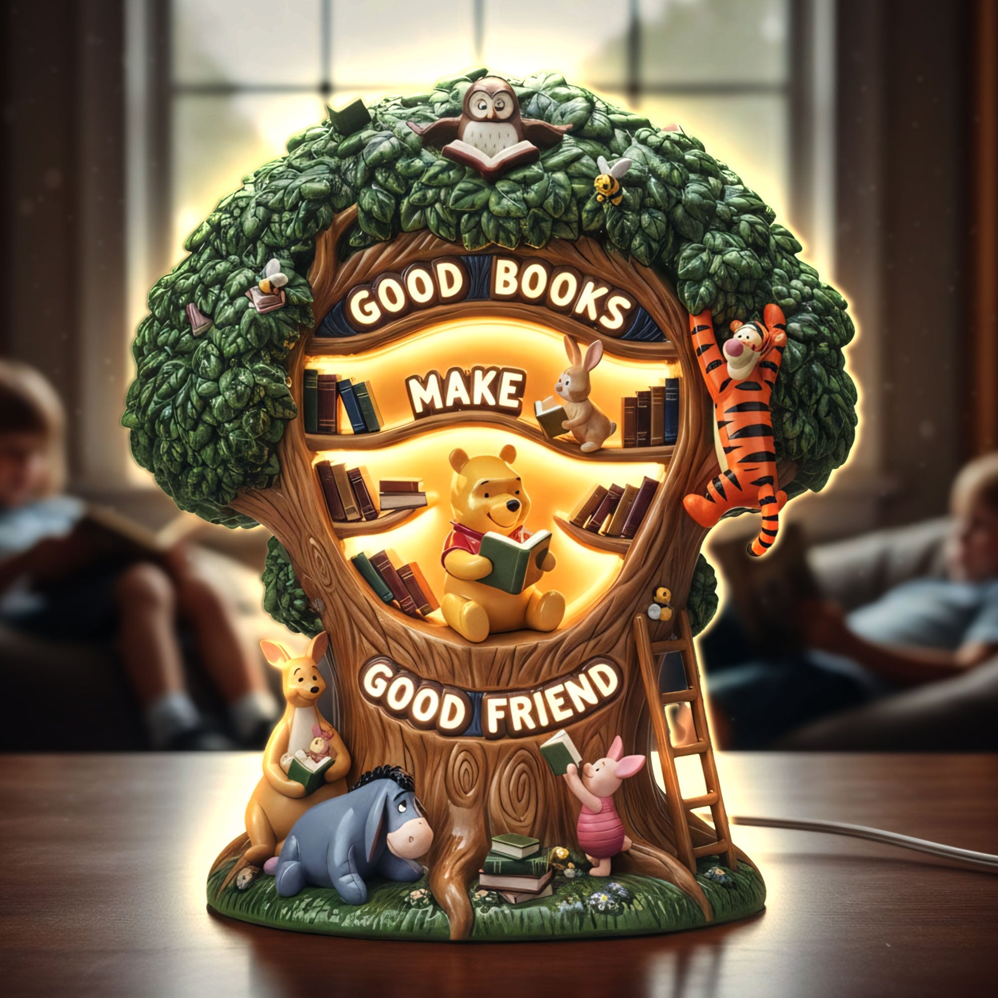 Good Books Make Good Friends - Personalized Bookish Friends Forever Acrylic Light Box Light Box PopCulturePrints