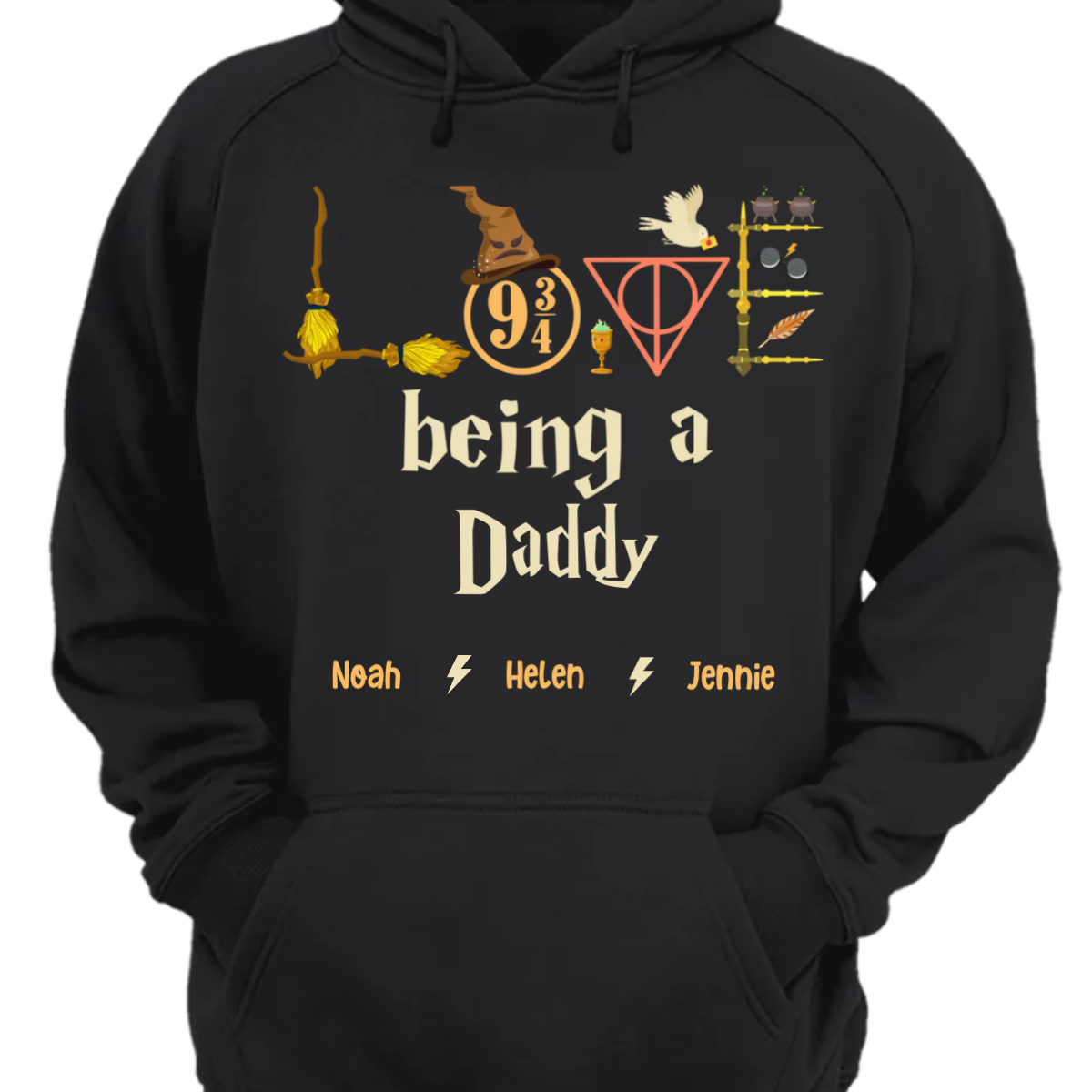 Custom Harry Potter Father's Day T-Shirt - Being a Daddy